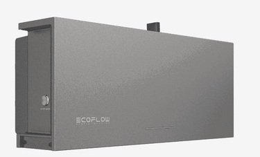 Side view of EcoFlow PowerOcean hybrid solar battery storage unit